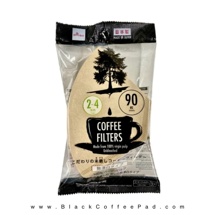 فیلتر قهوه دایسو سایز 2-4 cup بسته 90 عددی | Coffee Filters 2-4cups UnBleached-90sheets