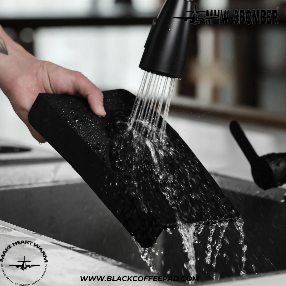  مت سیلیکونی بمبر مناسب اکسسوری قهوه ابعاد 23*14.5 سانتی متر | MHW-3BOMBER Silicone Pad Coffee Tamper Mat 