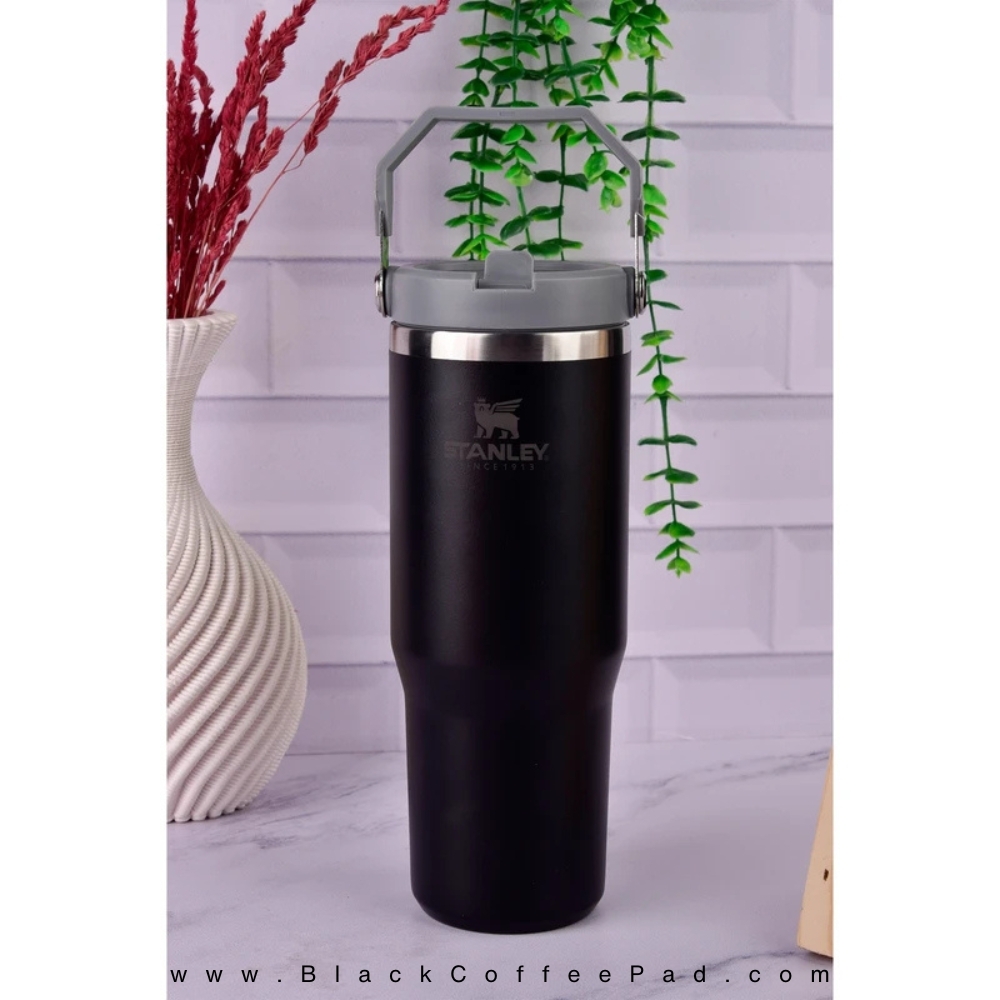  ماگ استنلی سری THE ICEFLOW مدل FLIP STRAW TUMBLER حجم 880 میلی لیتر (اورجینال) 