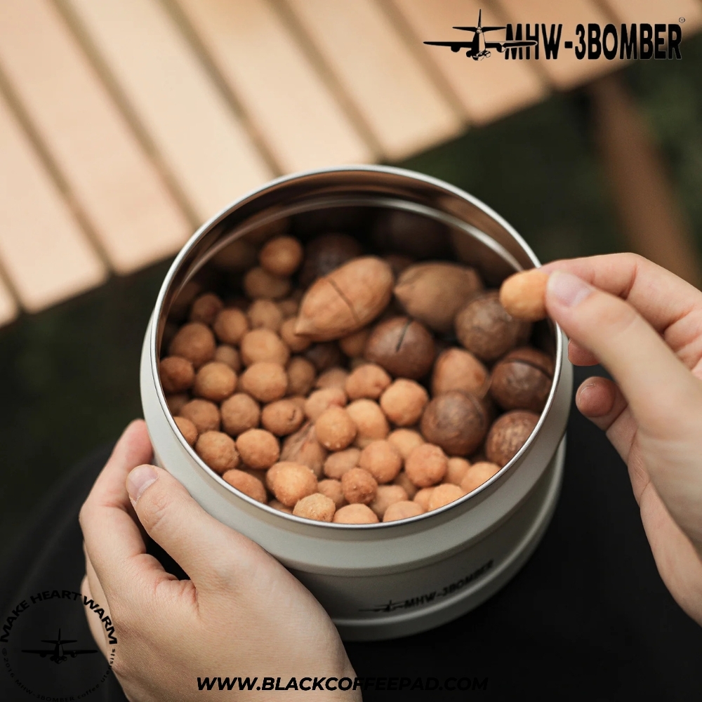  بانکه ام اچ دبلیو تری بمبر مدل وکیوم گنجایش 750 میلی لیتر | MHW-3BOMBER Coffee Manual Vacuum Storage Canister 