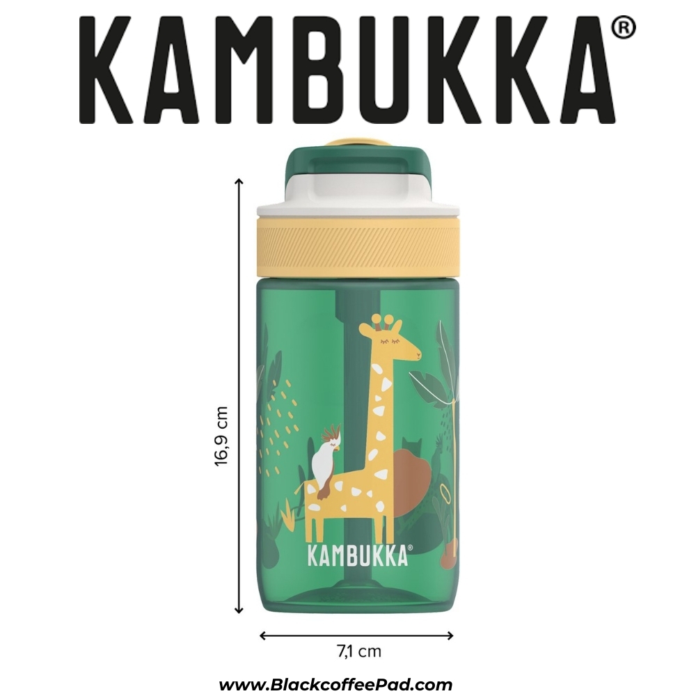  قمقمه لاگون بچگانه نی دار کامبوکا 400 میلی لیتر | Kambukka Lagoon 400mil safari jungle 