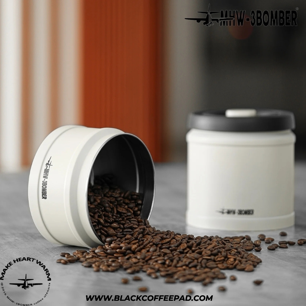  بانکه ام اچ دبلیو تری بمبر مدل وکیوم گنجایش 750 میلی لیتر | MHW-3BOMBER Coffee Manual Vacuum Storage Canister 