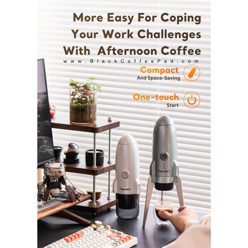 اسپرسوساز شارژی مسافرتی ایکافیلاس 3 کاره | CAPADELI IMPETUS Portable Coffee Maker 