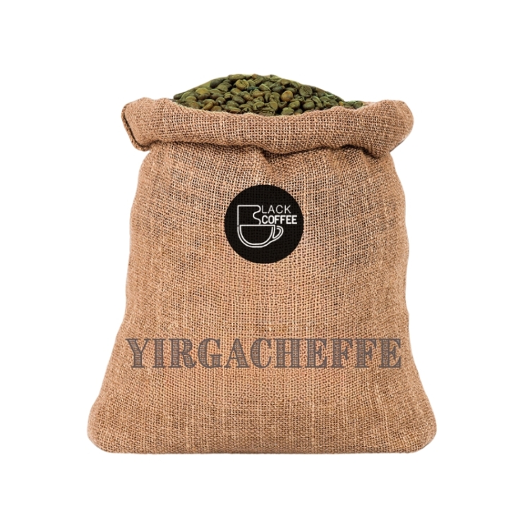 دانه قهوه سبز عربیکا اتیوپی یرگاچف | Ethiopia Yirgacheffe Green Bean