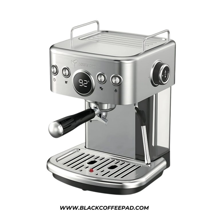 اسپرسوساز نیمه صنعتی مباشی مدل ME-ECM 2116 (رنگ استیل)