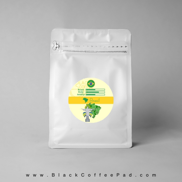 دانه قهوه برزیل سانتوس | Brazil Santos coffee beans | دانه قهوه برزیل | دانه قهوه سانتوس | بلک کافی