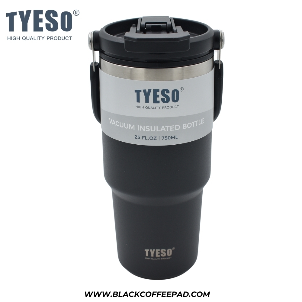  تراول ماگ تایسو مدل 2 حالته دسته دار گنجایش 0.75 لیتر | Tyeso Vaccum Insulted Bottle 0.75 Litr 