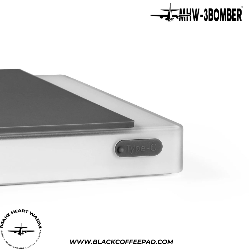 ترازوی دیجیتال قهوه بمبر مدل کیوب 0.2 | MHW-3BOMBER Cube Coffee Scale 2.0