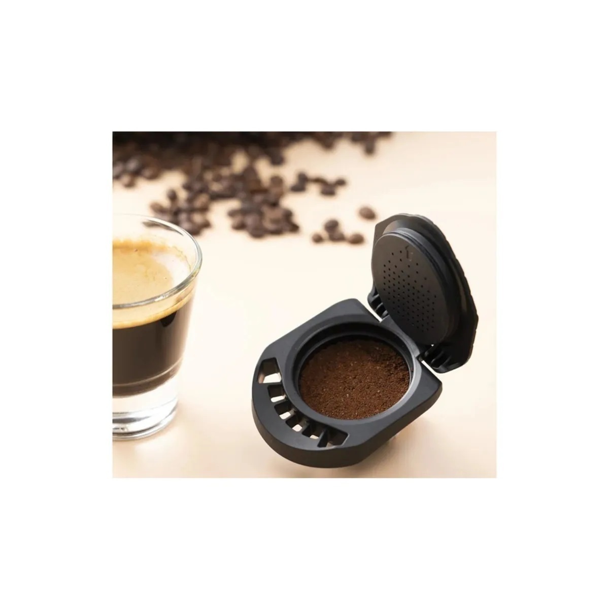  کیت کسپول قابل شارژ دولچه گوستو به همراه تمپر | Dolce Gusto charging capsule kit with tamper and measuring cup 