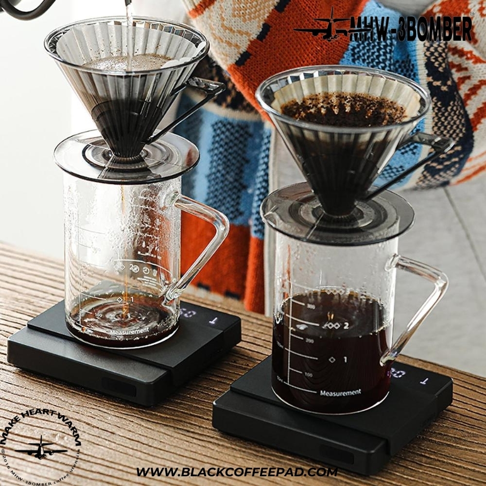 ترازوی دیجیتال قهوه بمبر مدل کیوب 0.2 | MHW-3BOMBER Cube Coffee Scale 2.0