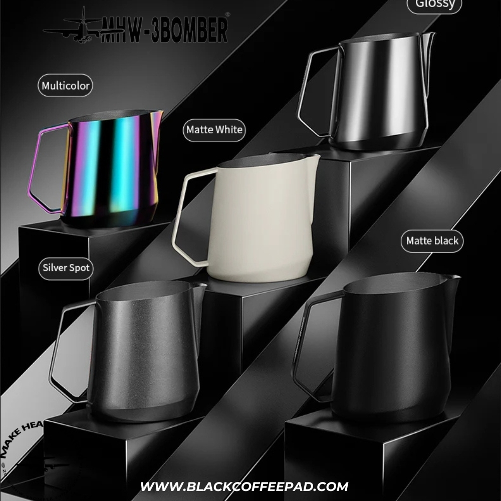  پیچر بمبر مدل GT سیلور اسپات گنجایش 600 میلی لیتر | MHW-3BOMBER GT Milk Pitcher Silver Spot 600ml 