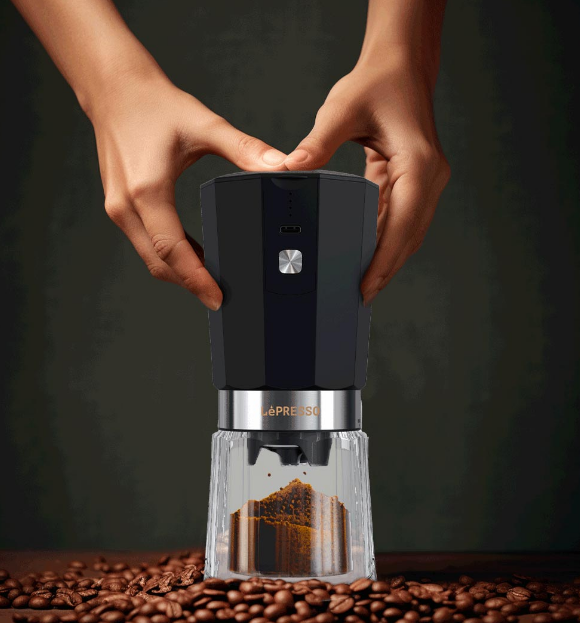 آسیاب قهوه شارژی LePresso | آسیاب قهوه | آسیاب قهوه کوچک | آسیاب قهوه حرفه ای