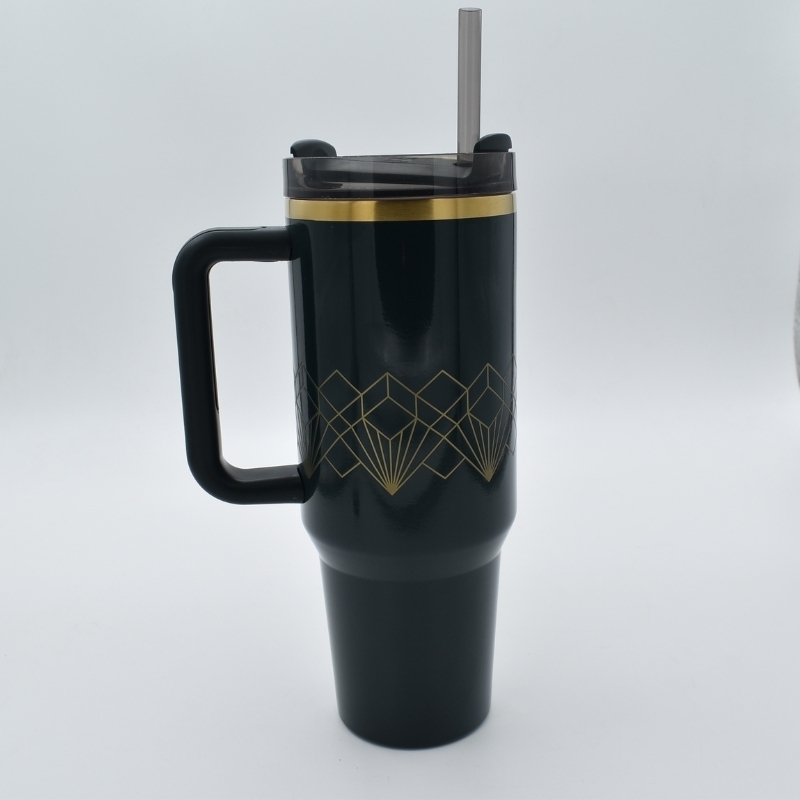  ماگ سفری استنلی مدل Quencher H2.0 FlowState Tumbler Deco Collection گنجاش 1.18 لیتر 