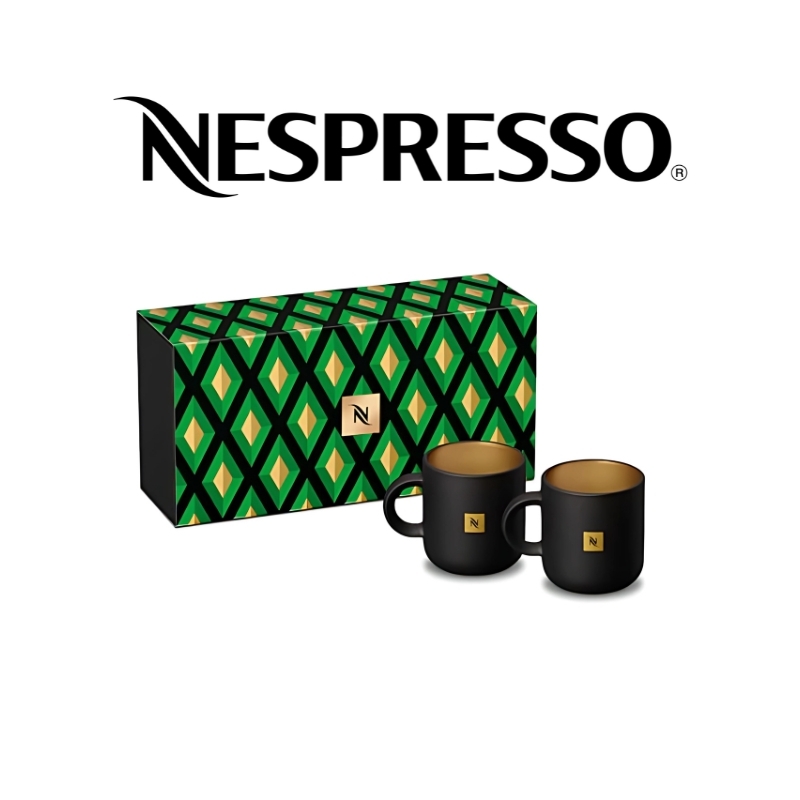  فنجان نسپرسو میلانو لیمیتد ادیشن | Nespresso Milano espresso Cup | فنجان نسپرسو مشکی | فنجان نسپرسو کیارا فرانی 