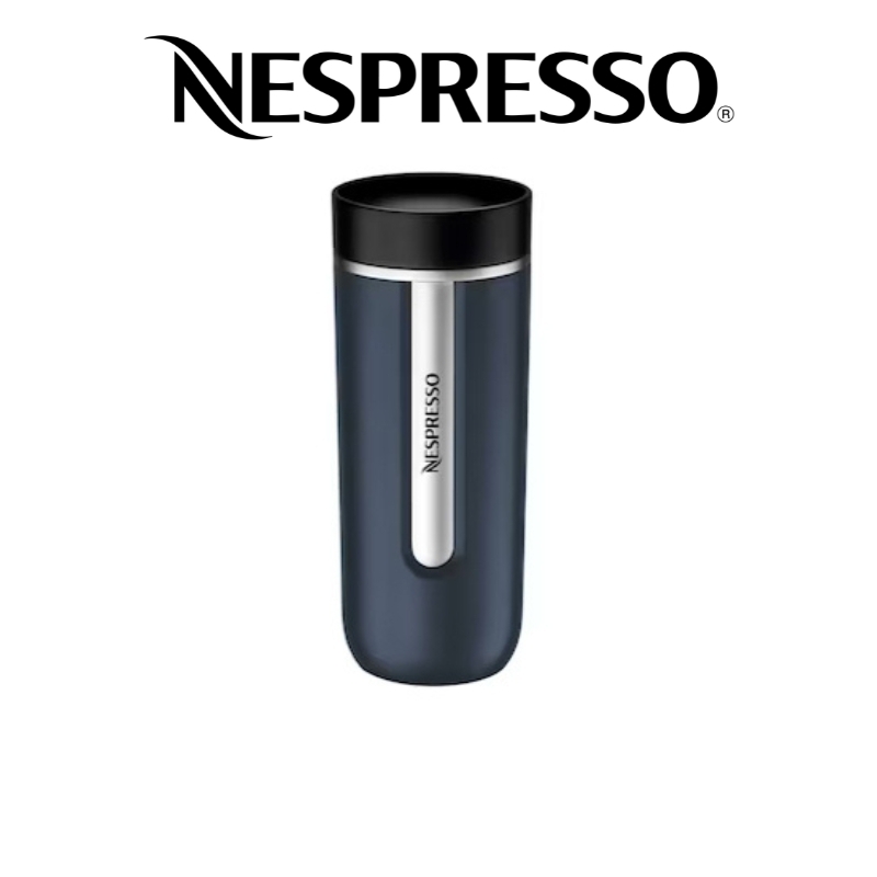  تراول ماگ نسپرسو مدل نومد 540 میلی لیتر رنگ سورمه ای | Nespresso Travel Mug Nomad | ماگ نسپرسو سورمه ای | ماگ نسپرسو 