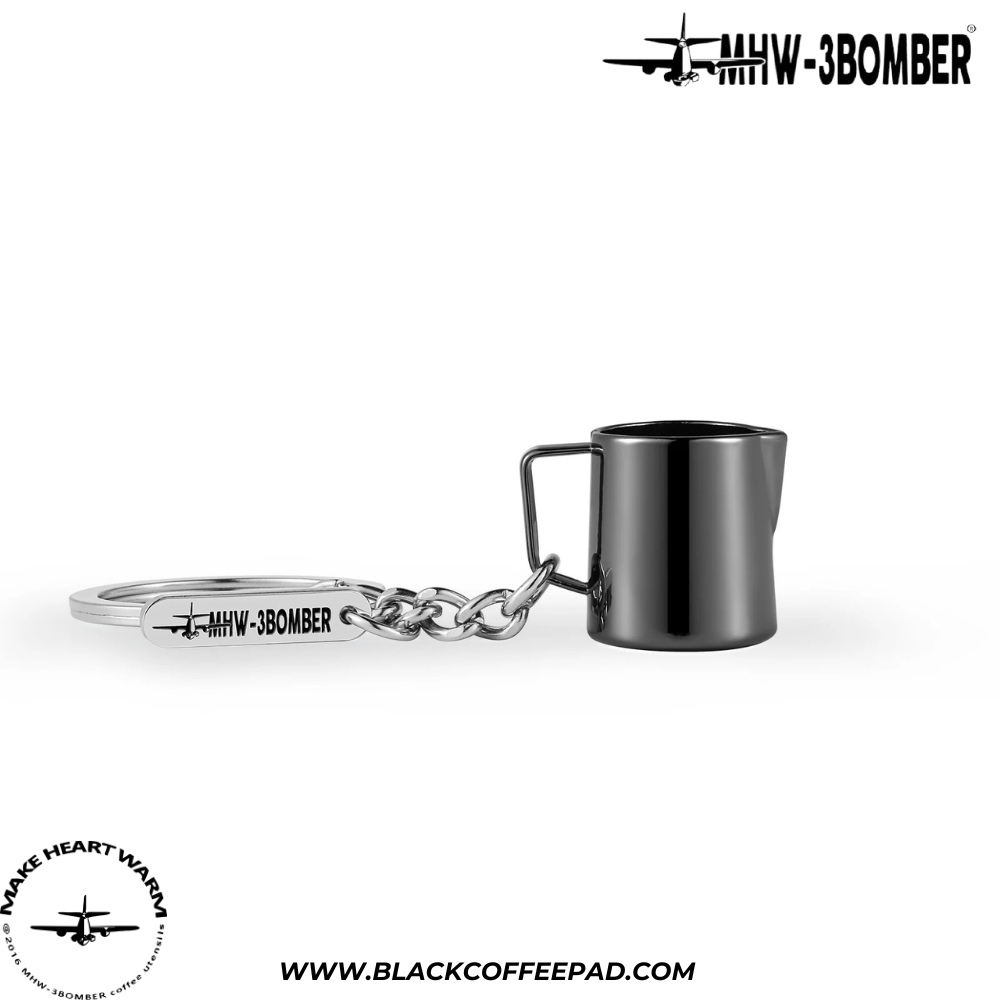  جاسوئیچی بمبر مدل پیچر، تمپر و پرتافیلتر | MHW-3BOMBER Coffee Gift Key Chain 