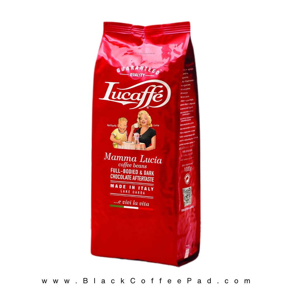  دانه قهوه لوکافه مامالوچیا 1000 گرم | Lucaffe Mamma Lucia Italian Espresso Coffee Beans 