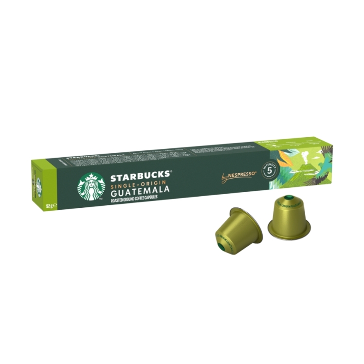 کپسول قهوه استارباکس سایز نسپرسو 10 عددی گواتمالا سینگل اورجین | Guatemala Single Origin Starbucks by Nespresso® 10 pods