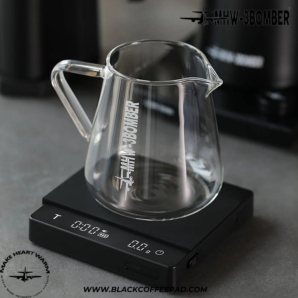 ترازوی دیجیتال قهوه بمبر مدل کیوب 0.2 | MHW-3BOMBER Cube Coffee Scale 2.0
