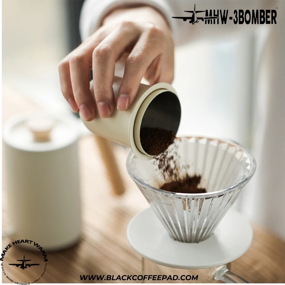  دریپر بمبر مدل وی 60 کد 01 | MHW-3BOMBER - Elf Glass Coffee Dripper V60 - V01 Coffee Dripper 