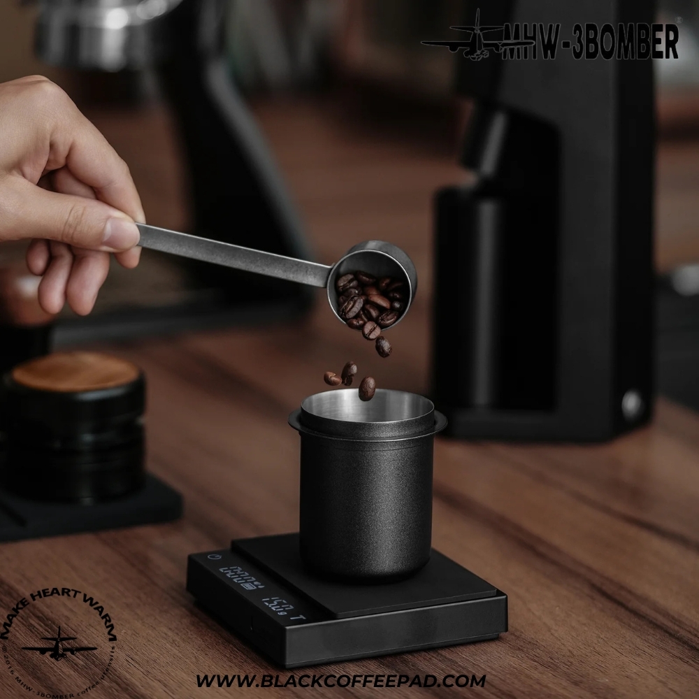  دوزینگ کاپ بمبر استیل گنجایش 150 میلی لیتر | MHW-3BOMBER 58mm Coffee Dosing Cup 150ml 