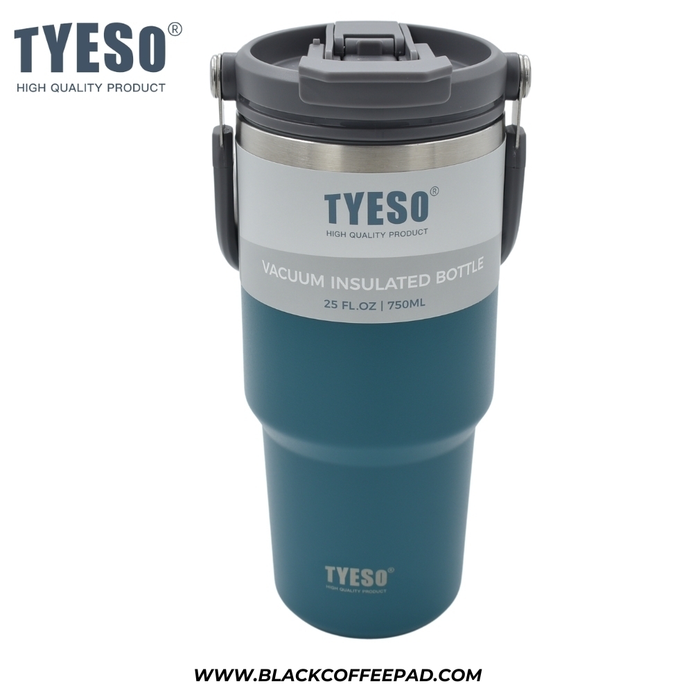  تراول ماگ تایسو مدل 2 حالته دسته دار گنجایش 0.75 لیتر | Tyeso Vaccum Insulted Bottle 0.75 Litr 