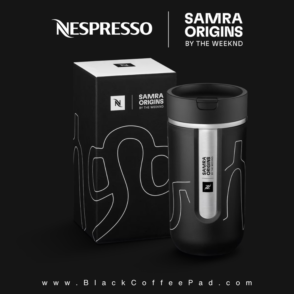 تراول ماگ نسپرسو مدیوم مشکی Nespresso samra orgin | تراول ماگ نسپرسو مدیوم مشکی Nespresso samra orgin