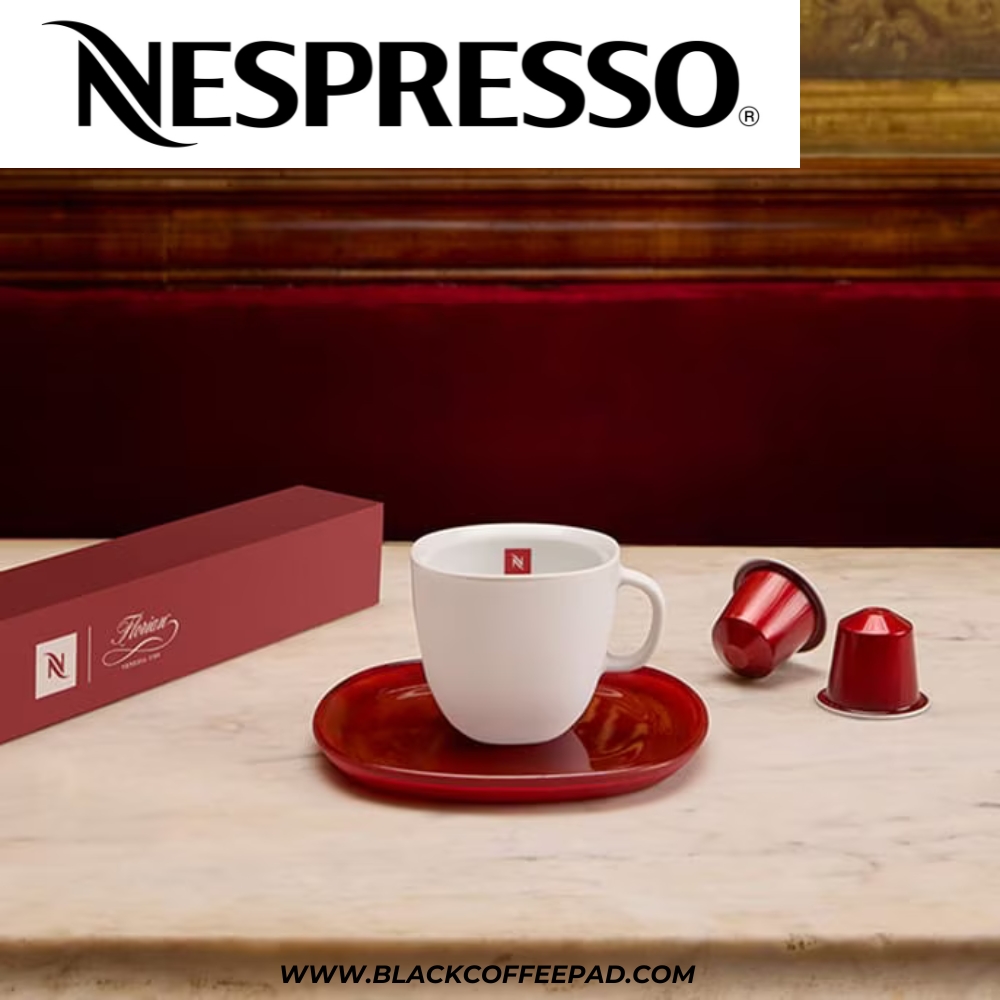 ست فنجان دو عددی نسپرسو مدل لومه سایز اسپرسو (لیمیتد ادیتشن) | Lume Espresso Caffe Florian Set Limited Edition