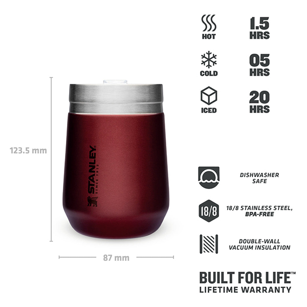  ماگ استنلی مدل Stanley go everyday tumbler 0.29l | ماگ استنلی | لیوان استنلی | تراول ماگ استنلی | بلک کافی 