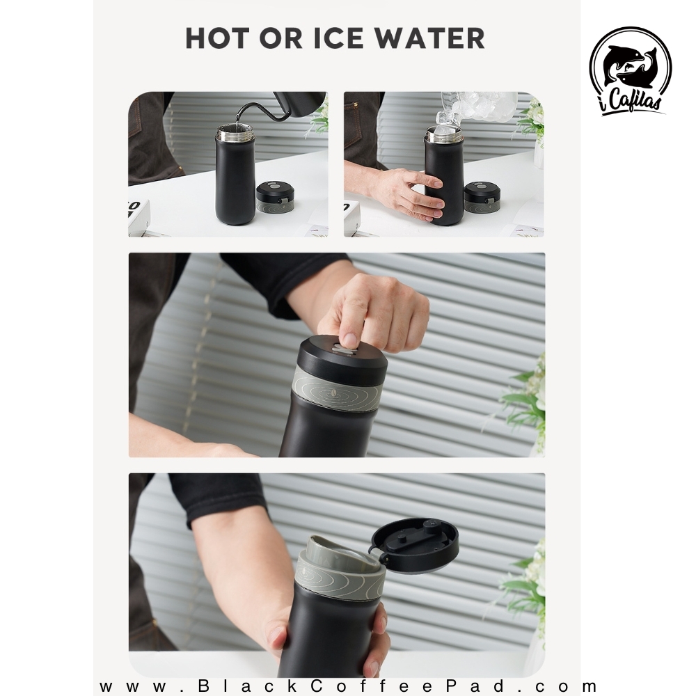  تراول ماگ آی کافیلاس مدل Insulated Thermal گنجایش 0.32 لیتر | Insulated Thermal Travel Mug 0.32 Litr 