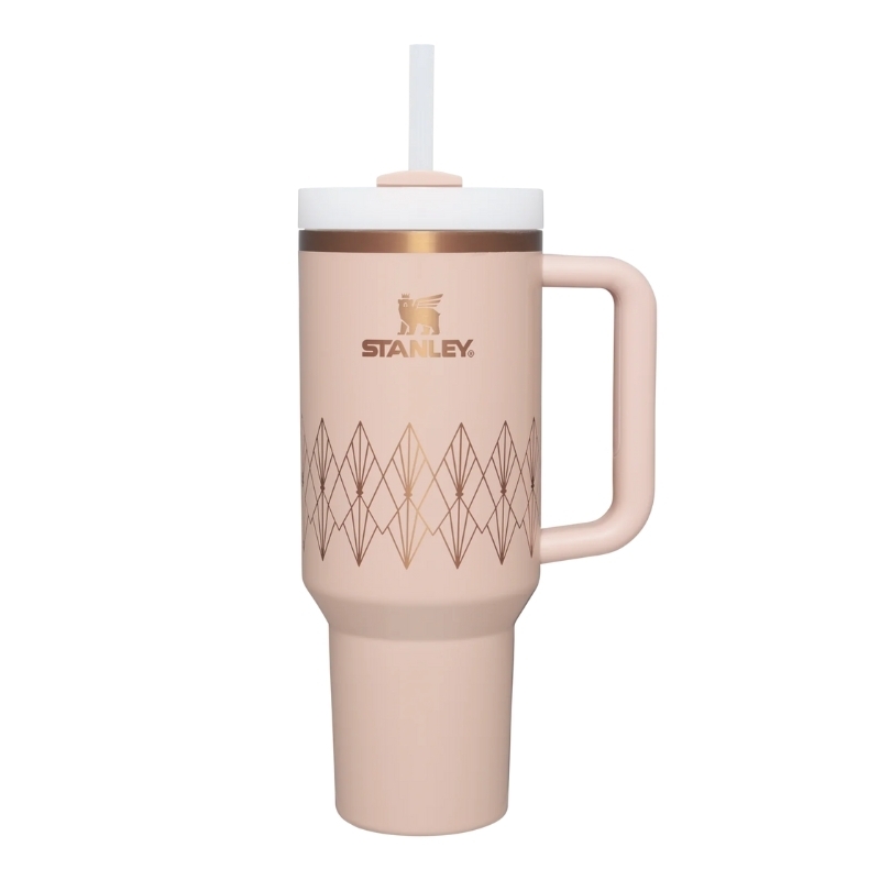  ماگ سفری استنلی مدل Quencher H2.0 FlowState Tumbler Deco Collection گنجاش 1.18 لیتر 