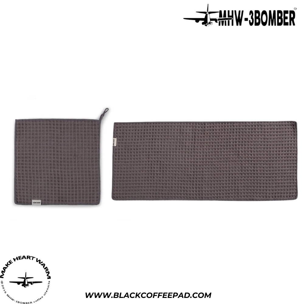  دستمال باریستا بمبر مدل وافل بار 30x30 و 30x70 سانتی متر | MHW-3BOMBER Waffle Bar Towel 