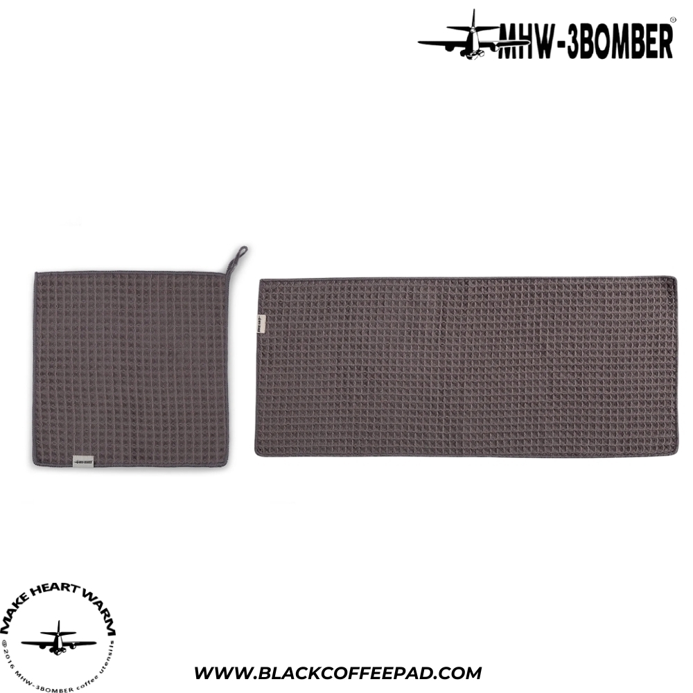  دستمال باریستا بمبر مدل وافل بار 30x30 و 30x70 سانتی متر | MHW-3BOMBER Waffle Bar Towel 