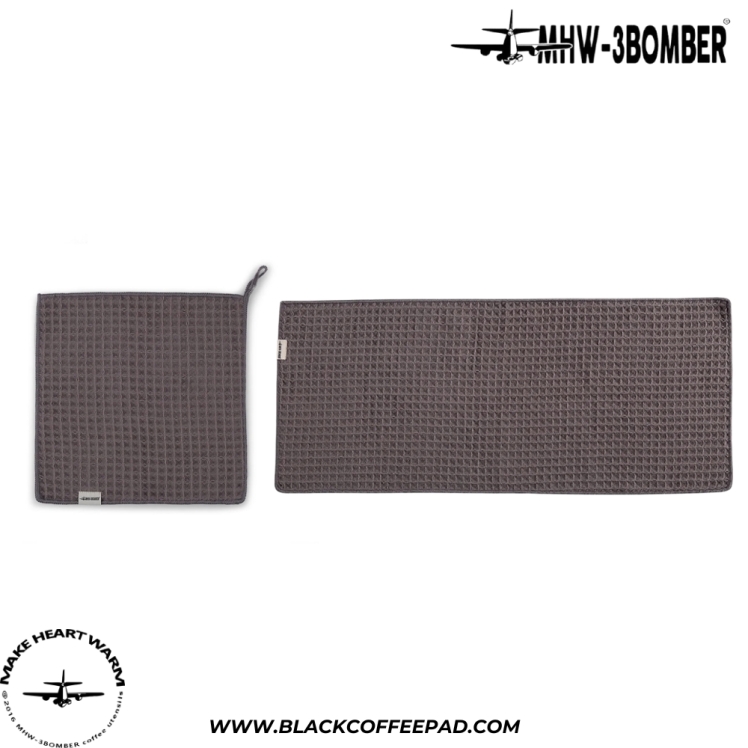 دستمال باریستا بمبر مدل وافل بار 30x30 و 30x70 سانتی متر | MHW-3BOMBER Waffle Bar Towel