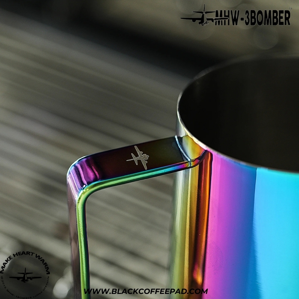  شیرجوش ام اچ دبلیو تری بمبر مدل پیچر ورژن 5 کد مولتی کالر | MHW-3BOMBER Latte Art Pitcher 5.0 Colorful 