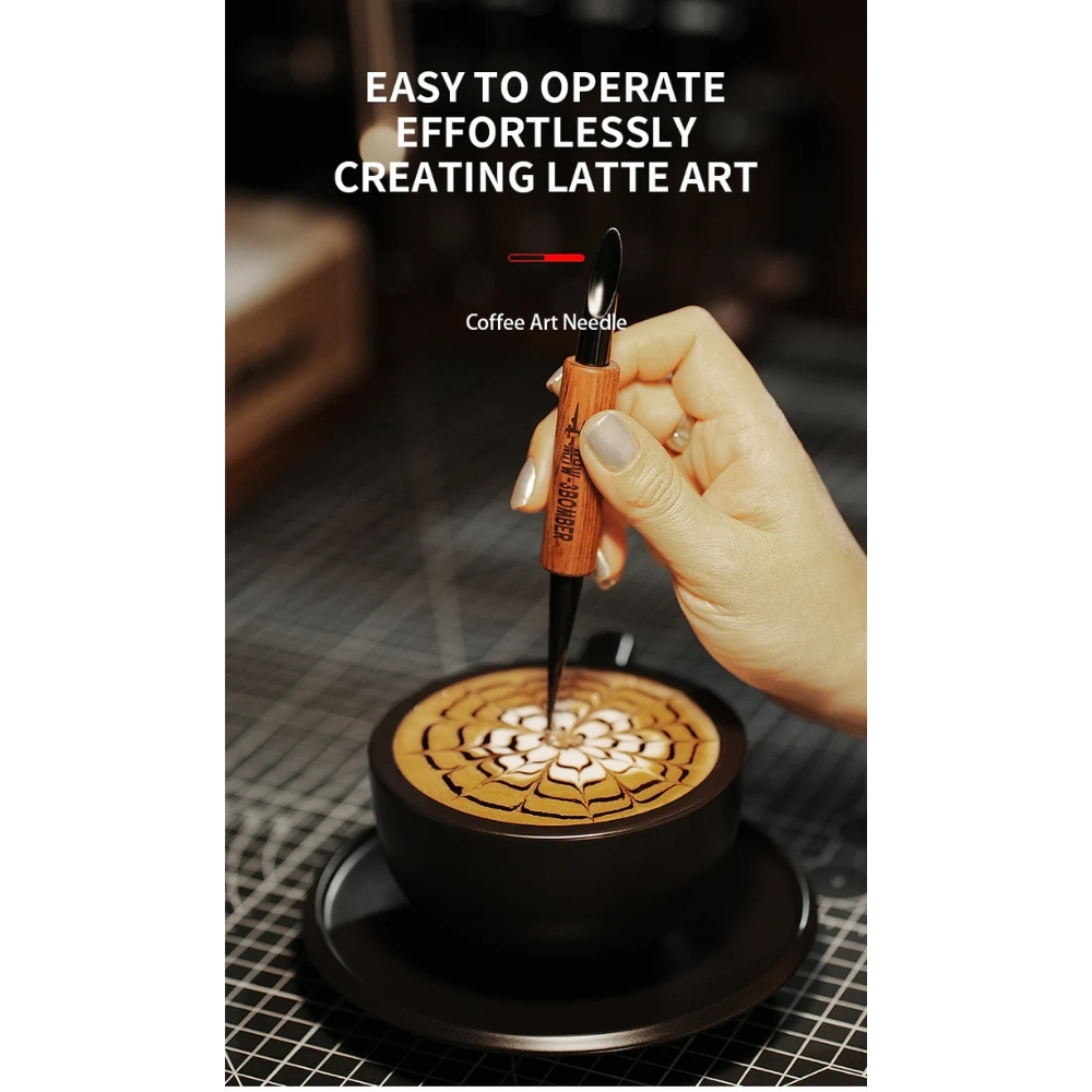 قلم لته آرت بمبر | MHW-3BOMBER Coffee Latte Art Needles Pen