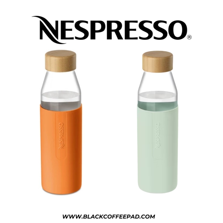 طری آب نسپرسو 500 میلی لیتر | Nespresso Reusable Water Bottle | بطری نسپرسو | بطری شیشه ای نسپرسو 