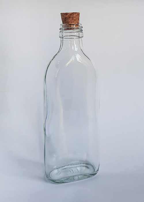  بطری شیشه ای با درب چوب پنبه 