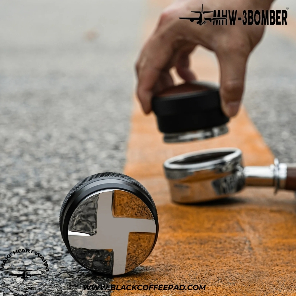 لولر سر چوبی بمبر ورژن CD 4 پره 51 و 53 میلی متر | MHW-3BOMBER CD Series Wood Lid Edition Coffee Distributor
