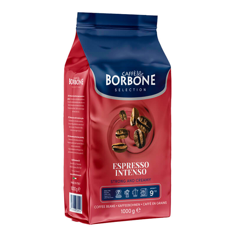  دانه قهوه بوربن اسپرسو اینتنسو یک کیلو گرم | Caffe Borbone Espresso Intenso | قهوه بوربن 