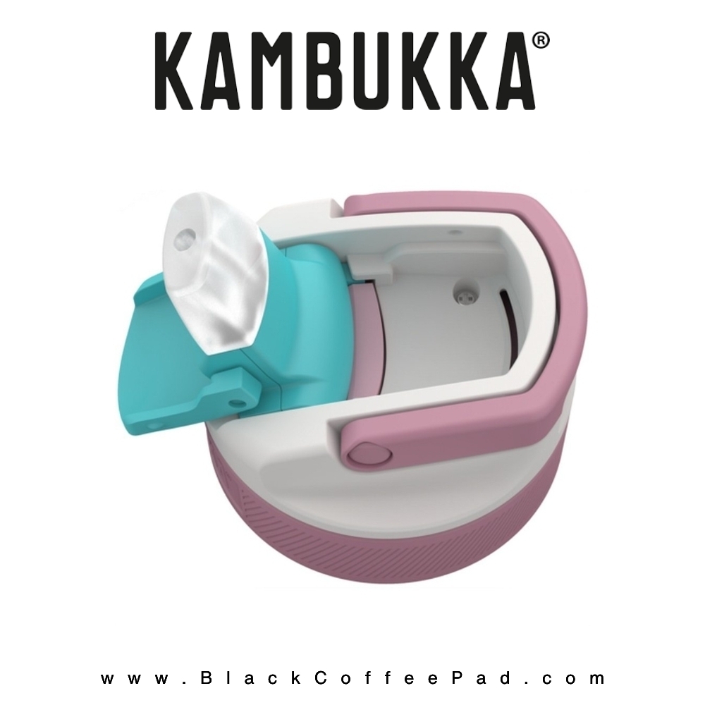  قمقمه کامبوکا بچه گانه نی دار مدل لاگون ۴۰۰ میلی لیتر | KAMBUKKA Prima Ballerina lagoon Bottle 400 ml 