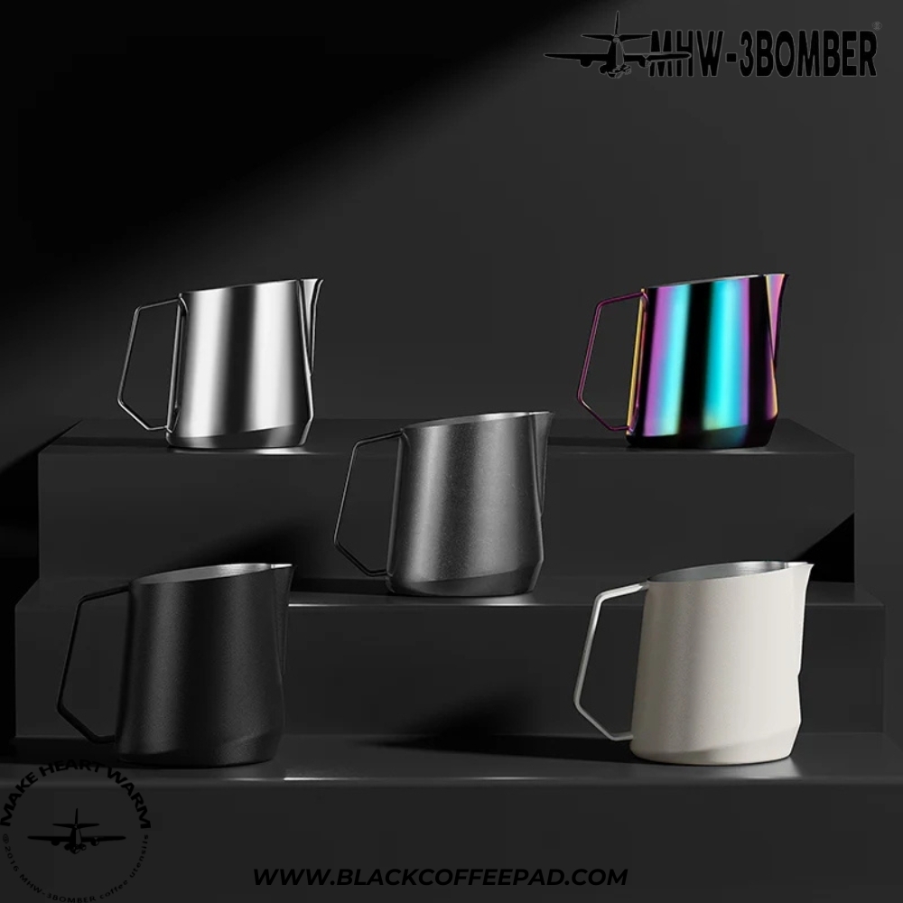  پیچر بمبر مدل GT سیلور اسپات گنجایش 600 میلی لیتر | MHW-3BOMBER GT Milk Pitcher Silver Spot 600ml 