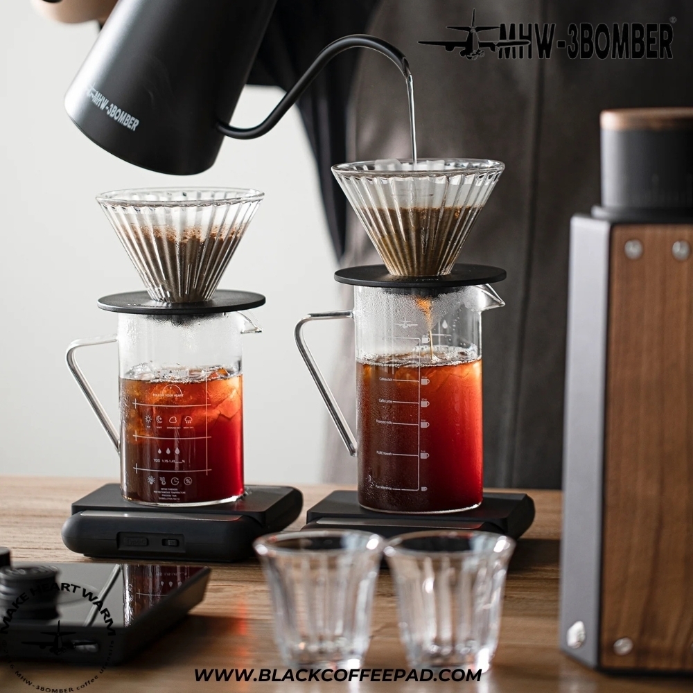  سرور قهوه شیشه‌ای بمبر مدل پات گنجایش 500 میلی لیتر | MHW-3BOMBER Glass Coffee Server 500ml 