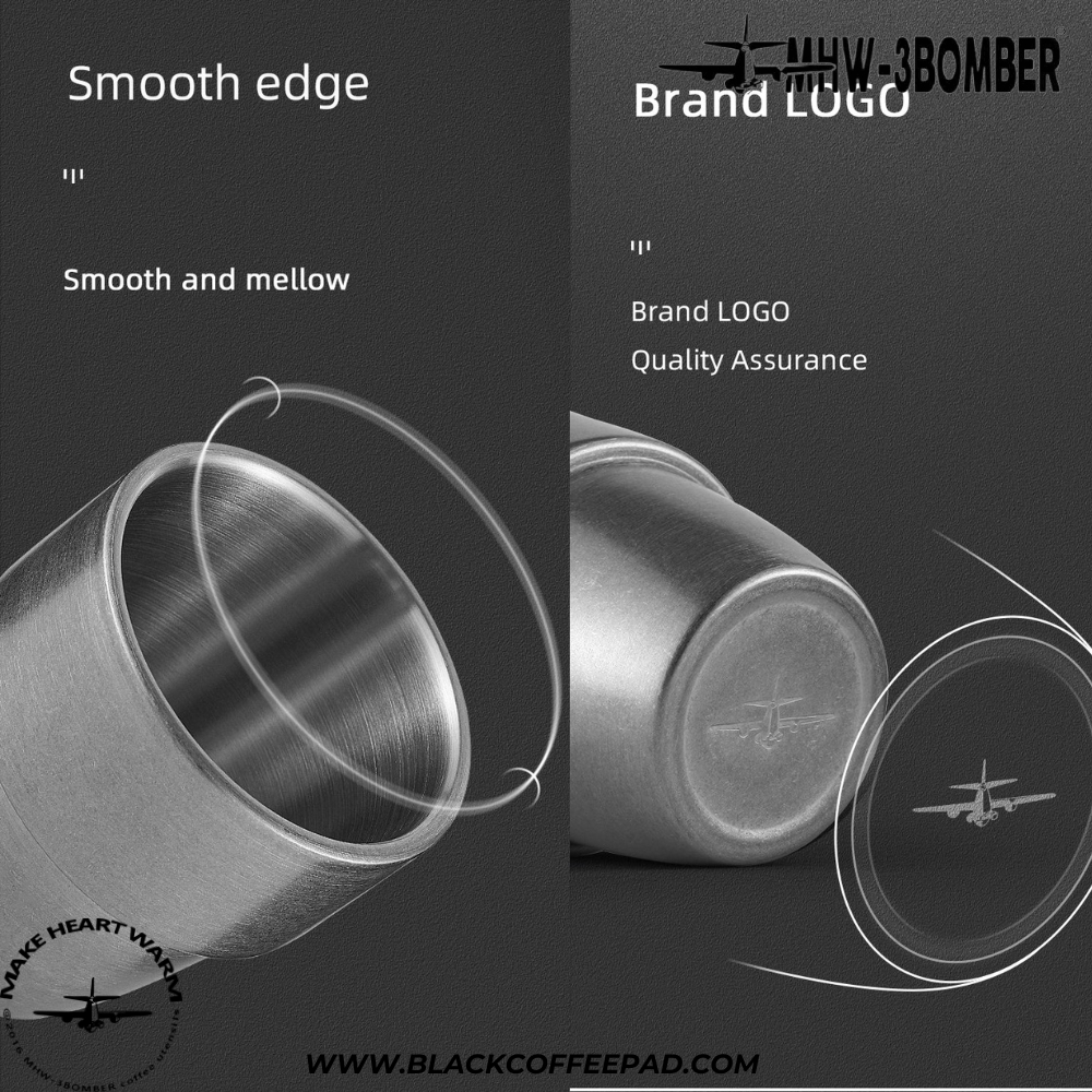  فنجان دوجداره فلزی بمبر گنجایش 0.3 لیتر | MHW-3BOMBER Double-layer Cup 300ml 
