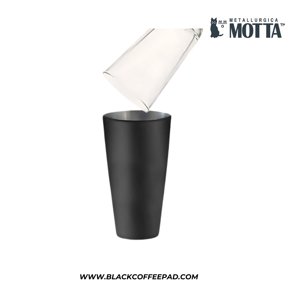  شیکر قهوه موتا مدل بوستون رنگ مشکی ساخت ایتالیا | BOSTON SHAKER MOTTA 