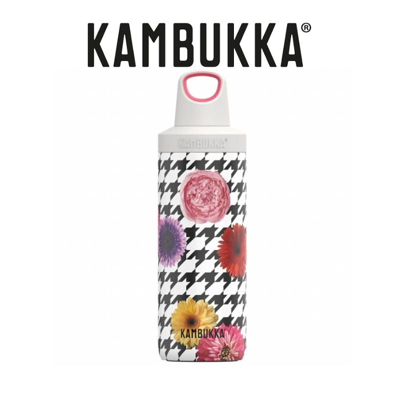   تراول ماگ کامبوکا مدل رنو فلورال پتچ وورک براش ۰٫۳ لیتر | Kambukka Reno Floral Patchwork 0.3 Litre  