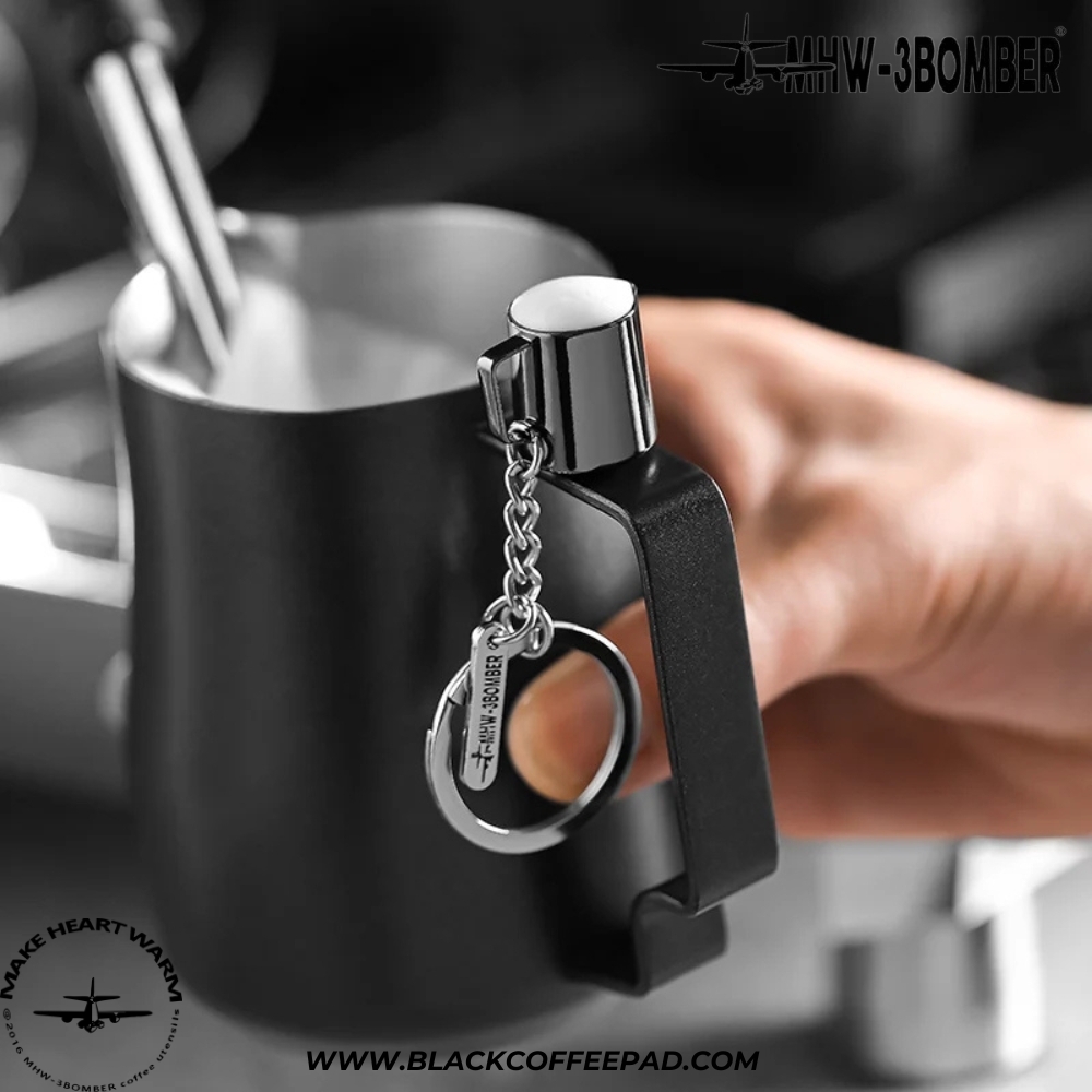  جاسوئیچی بمبر مدل پیچر، تمپر و پرتافیلتر | MHW-3BOMBER Coffee Gift Key Chain 
