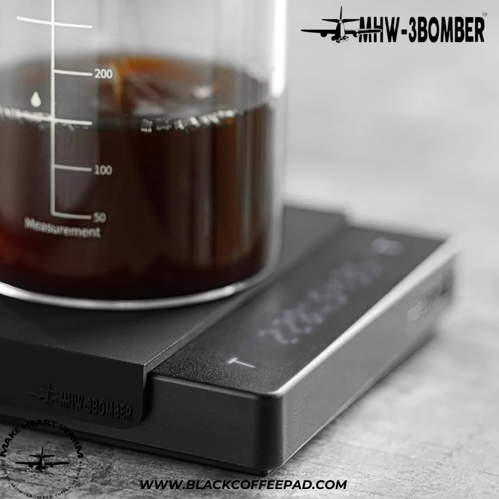  ترازوی دیجیتال قهوه بمبر مدل کیوب 0.2 | MHW-3BOMBER Cube Coffee Scale 2.0  