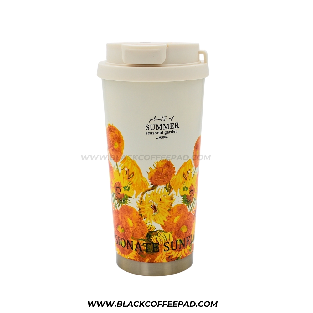  تراول ماگ 2 حالته swig Suck مدل summer seasonal garden گنجایش 530 میلی لیتر 