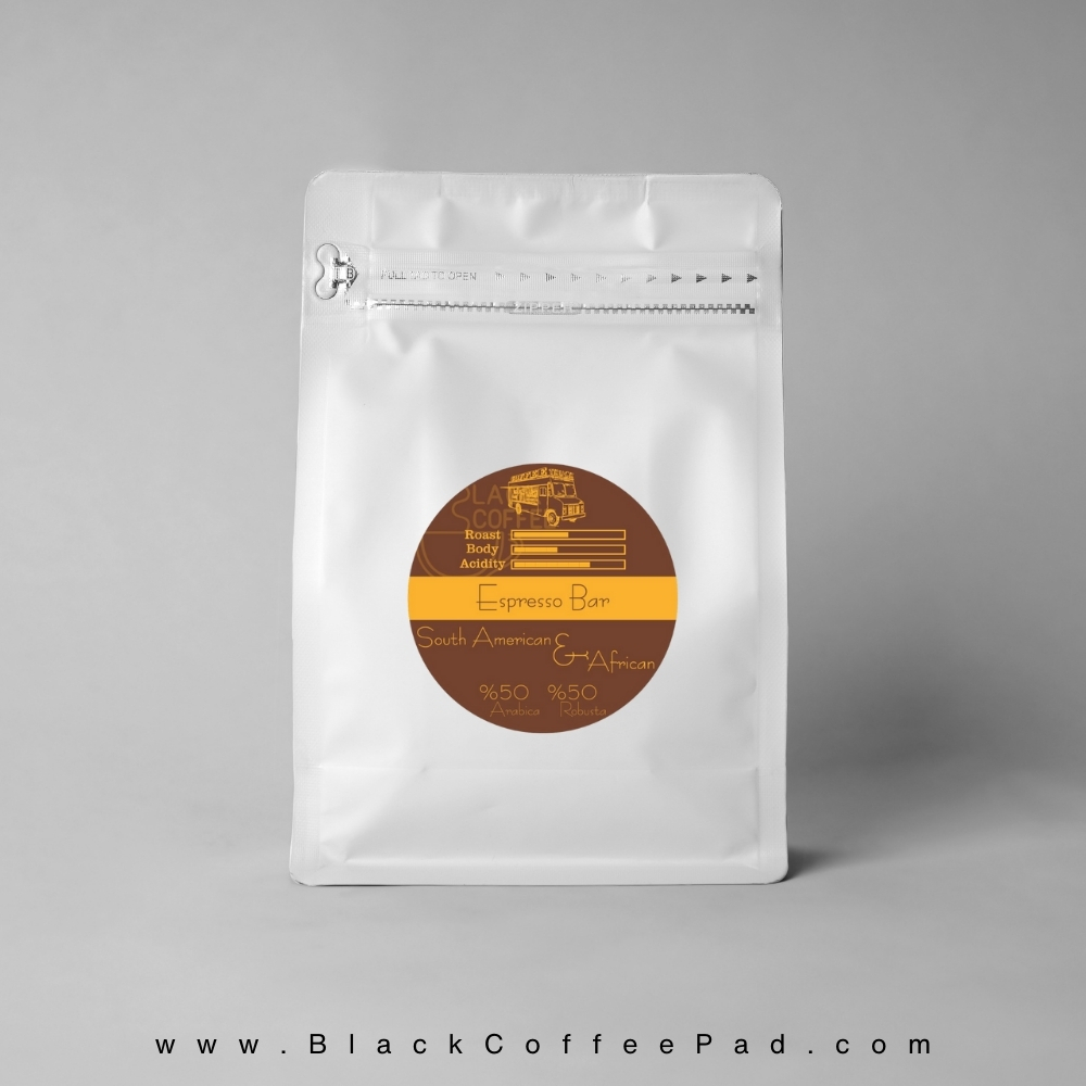  دانه قهوه اسپرسو بار 70% عربیکا | Espresso Bar Coffee Beans | بلک کافی | فروشگاه محصولات قهوه و دانه قهوه 